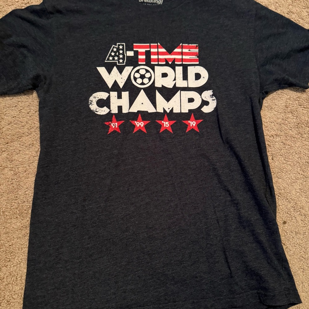 USA Women’s Soccer 4X Champs Shirt